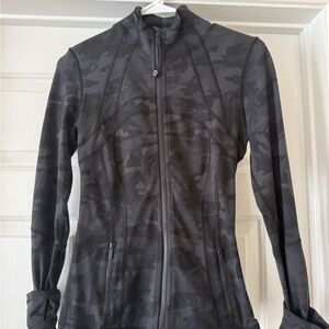 Lululemon Black Camouflage Define Jacket